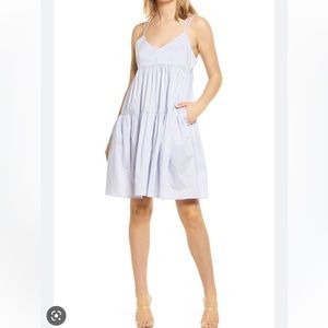 Code X Mode Dress light blue  L NWT